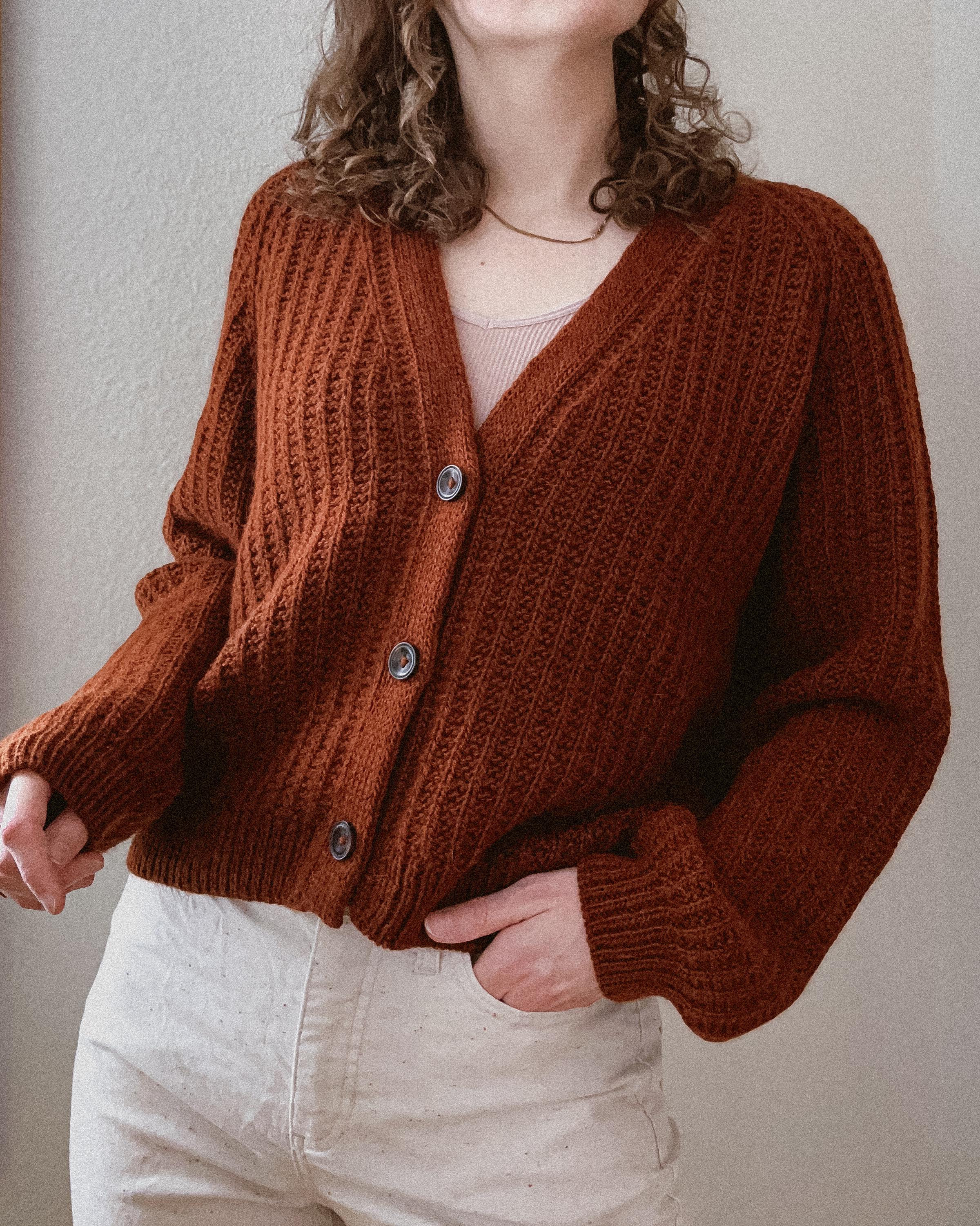 English Knitting Pattern | Mara Cardigan | Digital PDF | Broken