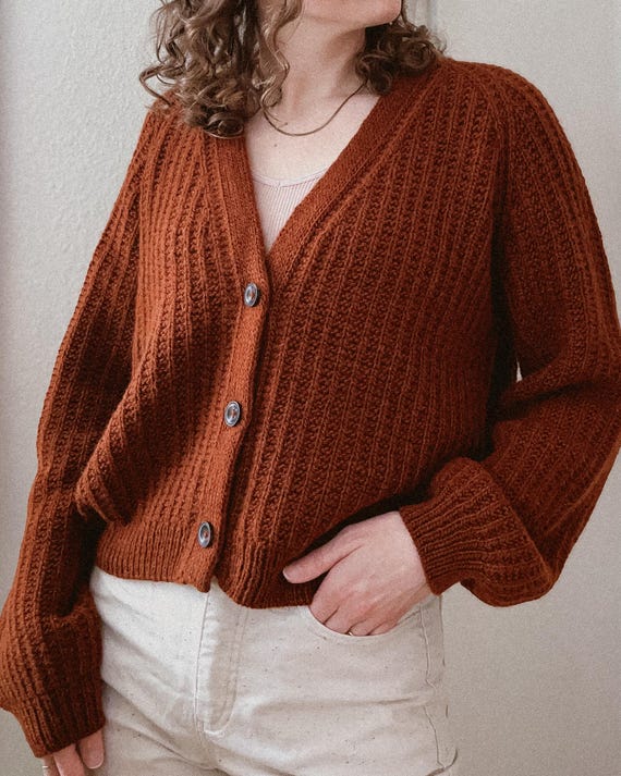 English Knitting Pattern | Mara Cardigan | Digital PDF | Broken
