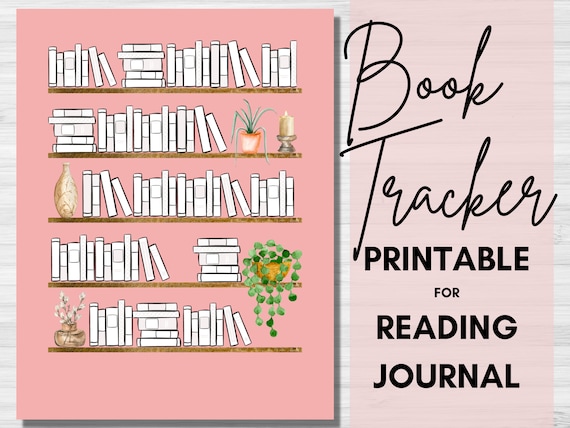 Book Tracker | Reading Journal, Reading Tracker, Reading Log, Bookshelf  Tracker, Digital Planner Insert, Book tracker, Book Planner