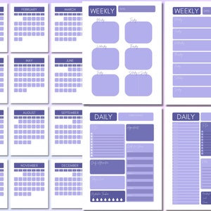 Digital Planner Insert and Printables Planner Printables - Etsy Canada