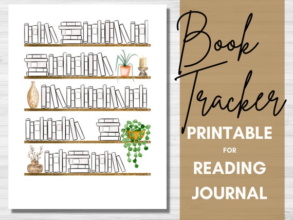 Book Tracker | Reading Journal Printable, Reading Journal Insert, Planner  Insert, Reading Tracker, Reading Log