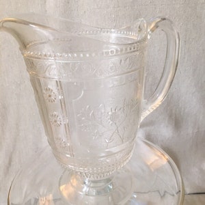 Vintage Crystal Pitcher