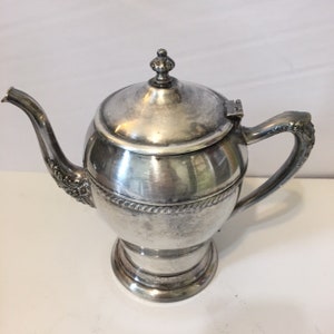 Vintage Silver Plate Tea Pot