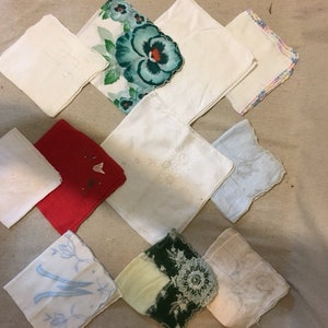 Vintage Handkerchief (Set of 10)