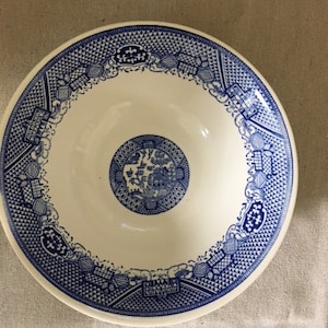 Vintage Royal Willow Ware Blue Willow Serving Bowl