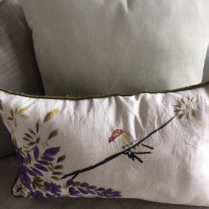 Mid Century Bird Pillow