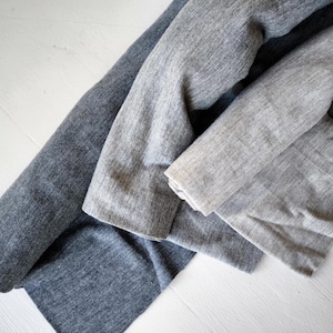 Wool, wool jersey, merino wool, sleeping bag, swaddle sack, footed sack, sizes 50, 56, 62, 68, 74, 80, 86, 92, 98, 104, 110 grau