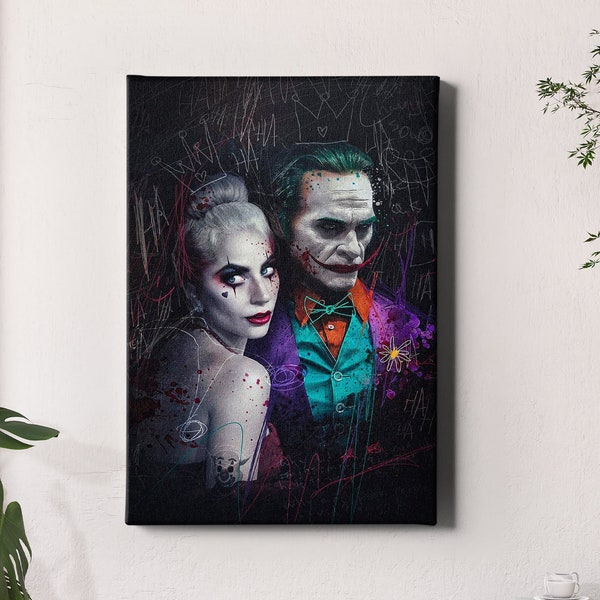 Harley and Joker Etsy