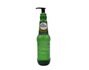 Grolsch Bier Zeepdispenser | Cadeau man | Uniek cadeau voor verjaardag of housewarming | Originele Zeeppomp | Bierfles | Cadeau