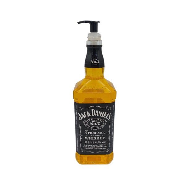 Jack Daniels Zeepdispenser | Cadeau man | Uniek cadeau voor verjaardag of housewarming | Originele Zeeppomp | Drankfles | Cadeau
