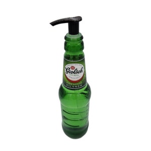 Grolsch Beer Soap Dispenser Gift man Unique gift for birthday or housewarming Original Soap Pump Beer bottle Gift image 4