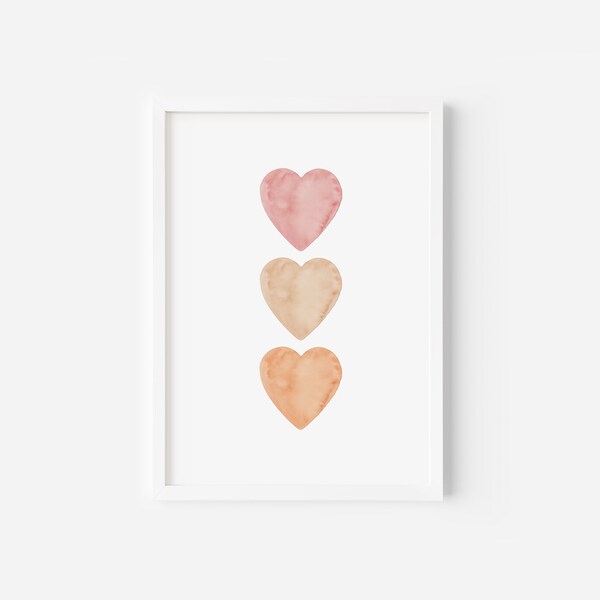 Heart Wall Art Etsy