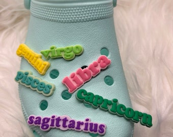Zodiac Sign Shoe Charms
