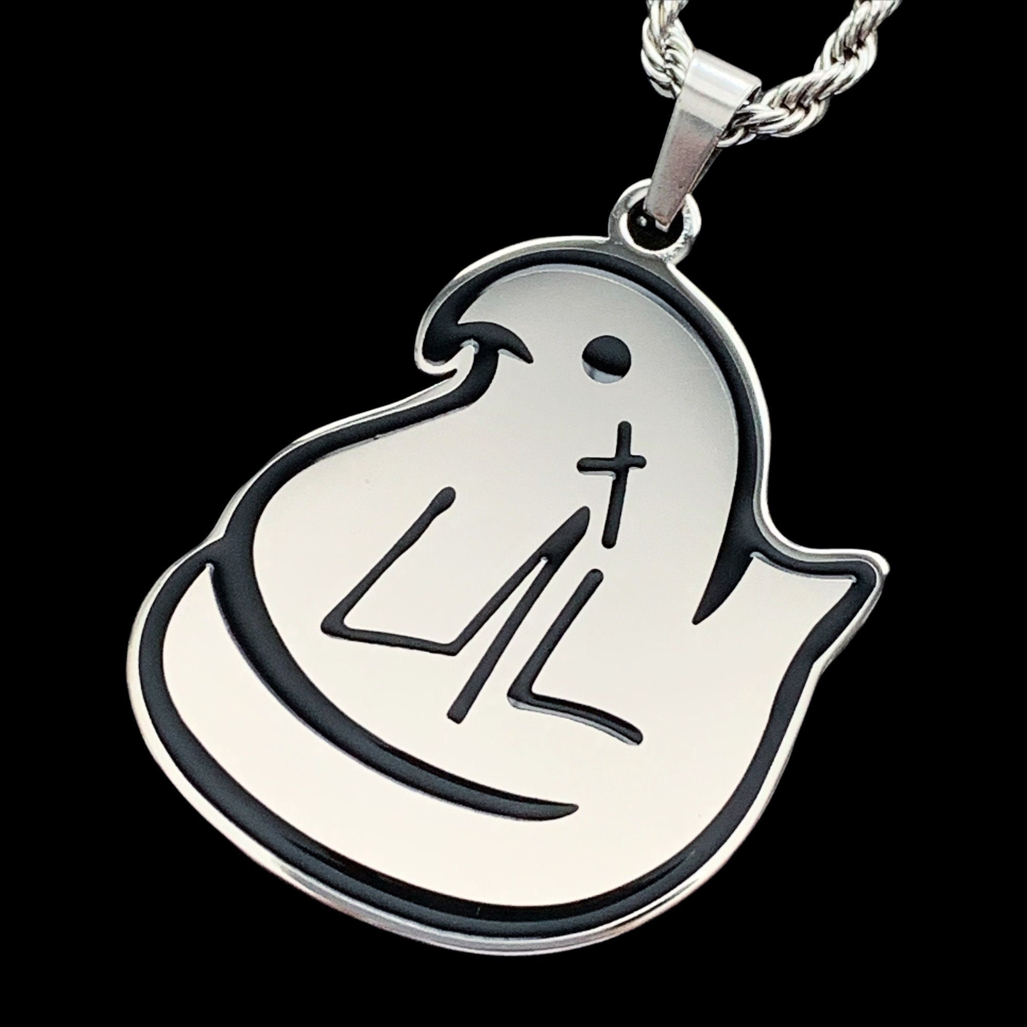 Lil Peep PEEPS Chain Polished Stainless 