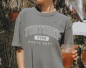ttpd athletic club tee | poets dept | tortured poet | female rage | anthology | eras | comfort colors shirt