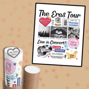 tokyo night 1 poster | tour | female rage | merch | eras | mirrorball | it was rare | wall art | the music industry
