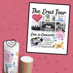 tokyo night 3 poster | tour | female rage | merch | eras | mirrorball | it was rare | wall art | the music industry