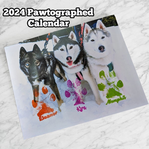 ¡2024 Pawtographed se fue al calendario de perros de nieve!