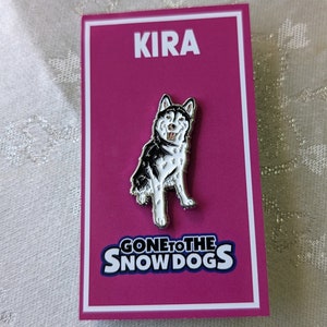 Siberian Husky Enamel Pin Set Gone to the Snow Dogs Pins of Memphis, Kira, and Eleanor image 5