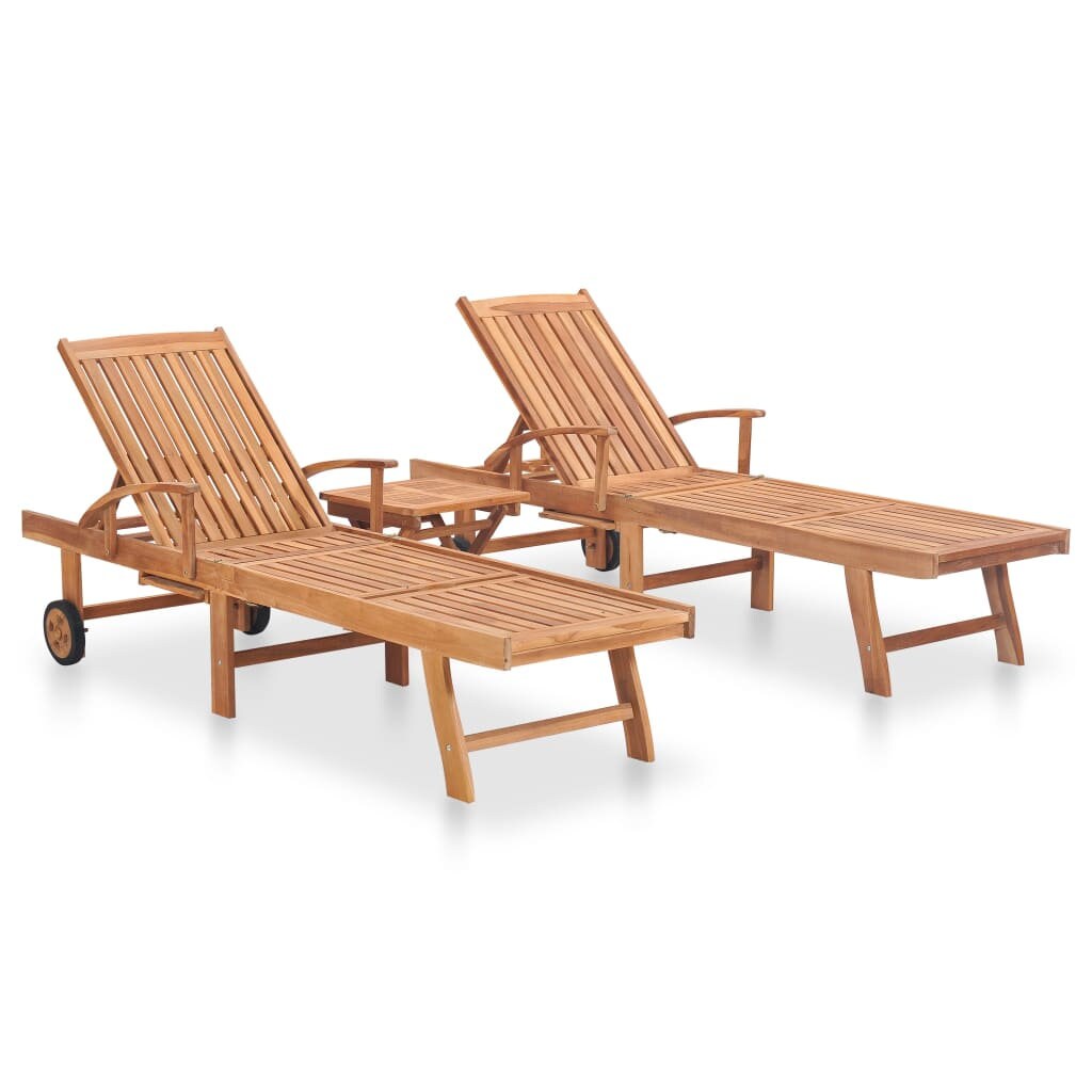 chaises Longues 2 Pcs