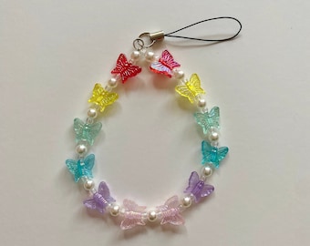 butterfly phone charm