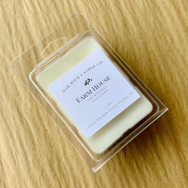 Farm House | Wax melt | 2.5 Oz | wax tart | soy wax | Fragrance