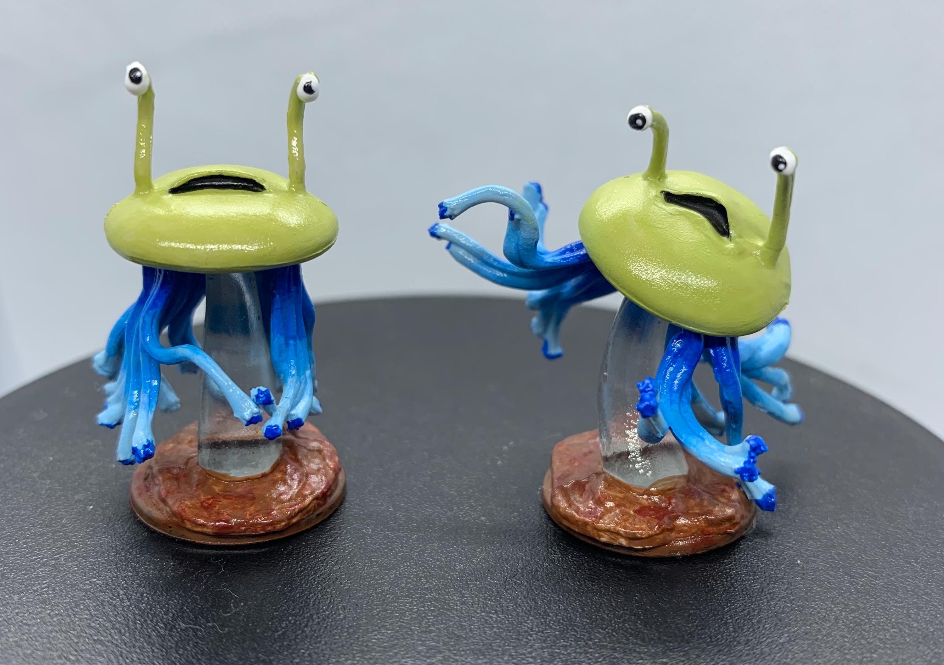 Flumph-painted DND Miniature - Etsy