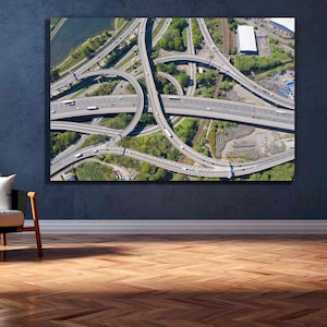 Spaghetti Junction, Birmingham, England. Stunning Landscape Photography, Fine Art Prints, Wall Art.