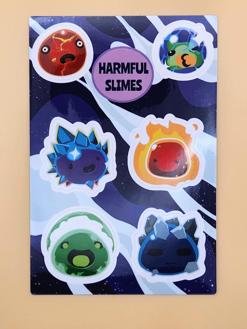 Slime Rancher Inspired Sticker Sheets - Etsy
