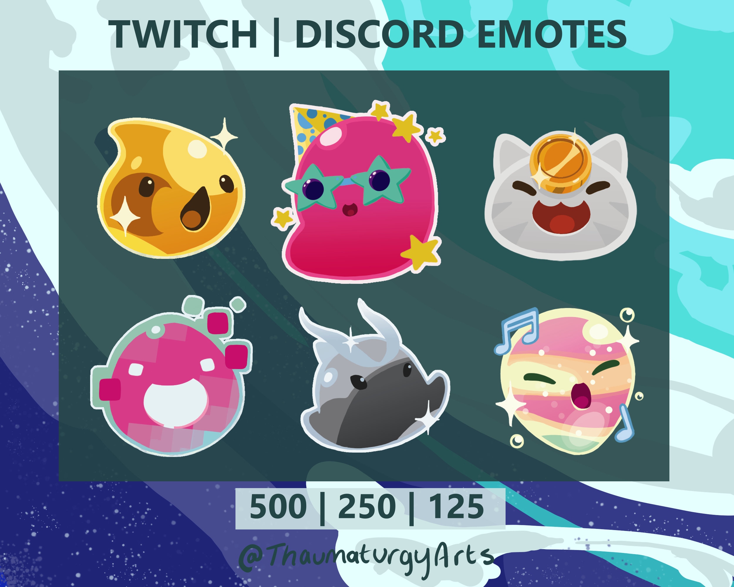 Slime Rancher Emote Pack 6 Gold Party Gordo Lucky -  Portugal