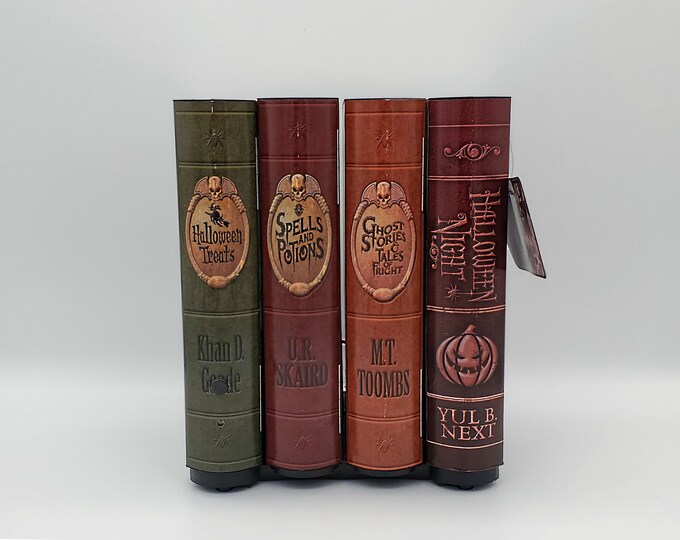 Gemmy Animated Moving Books Library Haunted House Halloween Prop Etsy