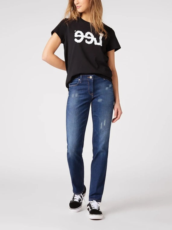 デニム・ジーパン DONDUP Woman Jeans Blue P692DS0265DGD6 800 Denim jeans with rips in Blue for Women | Dolce&Gabbana® US