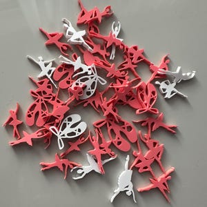 Acryl Konfetti Ballerina | Tischdeko l Konfetti für Tänzerinnen l Wiederverwendbares Konfetti | Ballet Konfetti l Ballerina Geburtstagsdeko