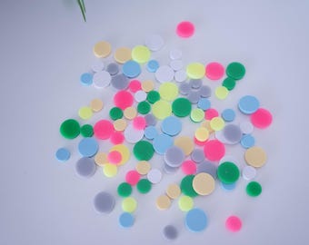 Acryl Konfetti | Tischdeko l Buntes Konfetti aus Acryl l Wiederverwendbares Konfetti Konfetti l nachhaltig lGlitzer Konfetti l Schulkind2026