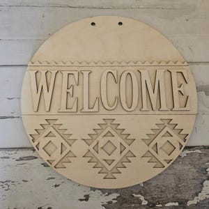 Türschild Willkommen - DIY Haustürschild - DIY Türschild Türschild - Machen Sie Ihr eigenes Haustürschild - Holzschild Türschild - DIY