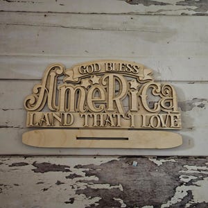 4th of July Gnome shelf sitter wood blank diy, Patriotic tiered tray blank decor, fourth of July decor, gnome DIY, Shelf Sitter