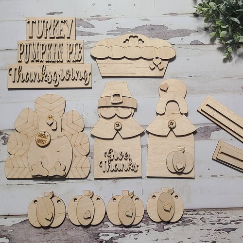 Highland Cow Tiered Tray Decor Unfinished Wood Blanks DIY Etsy