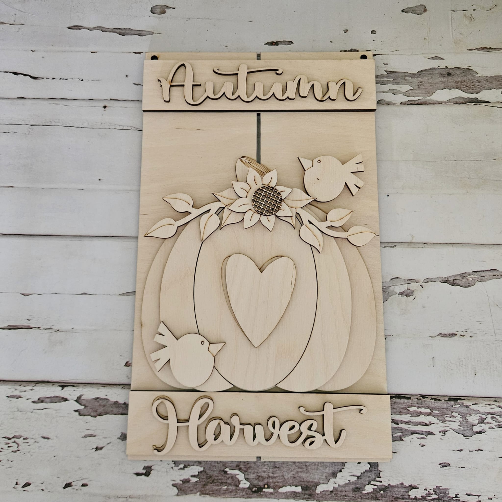 Fall wood door hanger diy blank - Fall door hanger - Make your own wreath - DIY Autumn door hanger - DIY door decor