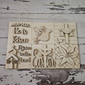 Easter interchangeable signs - Spring diy Interchangeable signs - Easter DIY tiered tray - Spring tiered tray decor - Make your own decor