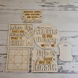 Crafting tiered tray decor blank, Crafty diy home decor, Craft tiered tray blank, DIY wood signs, Blank wood craft kit