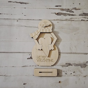 Winter Valetines Gnome shelf sitter wood blank diy, Snowman tiered tray blank decor, Winter decor, gnome DIY, Winter Shelf Sitter,