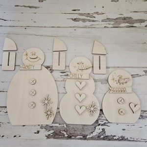 Winter Gnome shelf sitter wood blank diy, Snowman tiered tray blank decor, Winter decor, Christmas gnome DIY, Winter Shelf Sitter, Snowman