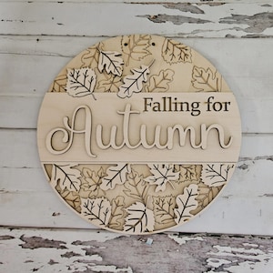 Fall wood door hanger diy blank - Fall door hanger - Make your own wreath - DIY Autumn door hanger - DIY door decor