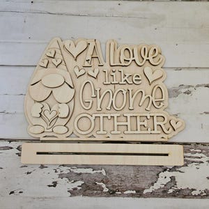 Estantería de madera en blanco para gnomos de San Valentín, bandeja escalonada en blanco para decoración de San Valentín, decoración de invierno, bricolaje, estantería de invierno, muñeco de nieve