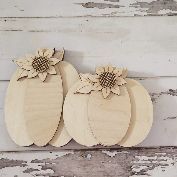 Fall Pumpkin shelf sitter wood blank diy | Fall tiered tray blank decor | Pumpkin decor | Fall gnome DIY | Pumpkin Shelf Sitter