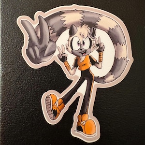 Tangle the Lemur Sticker, Sonic the Hedgehog Decal