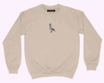 New York Pigeon Embroidered Sweatshirt
