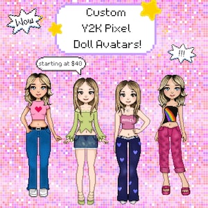 Pixel Doll - Etsy