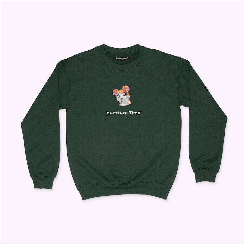 Hamtaro Embroidered Crewneck Sweatshirt