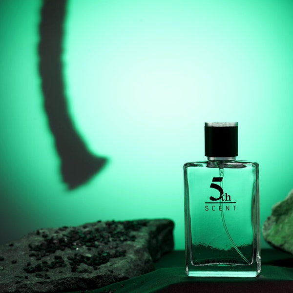 5th Scent M133 Perfume for Men - Fragrance Notes Amber Aromatic Fresh Green Sweet Vanilla - Cologne for Men 1.7oz / 50ml - 3.4oz / 100ml